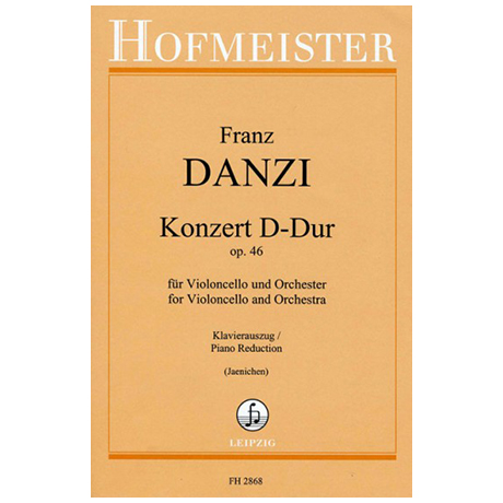Danzi, F.: Violoncellokonzert Op. 46 D-Dur 