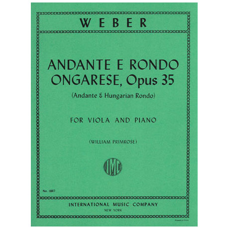 Weber, C. M. v.: Andante e Rondo Ungharese Op. 35 