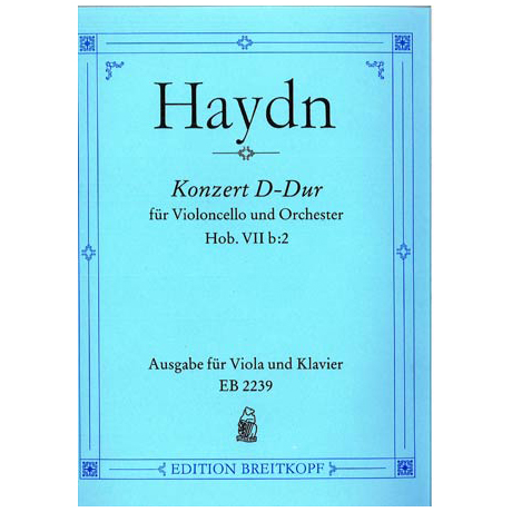 Haydn, J.: Violakonzert  D-Dur, Hob: VIIb: 2 