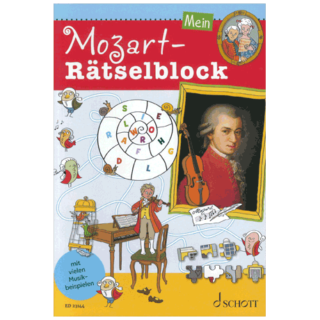 Mein Mozart-Rätselblock (+Online-Audio)