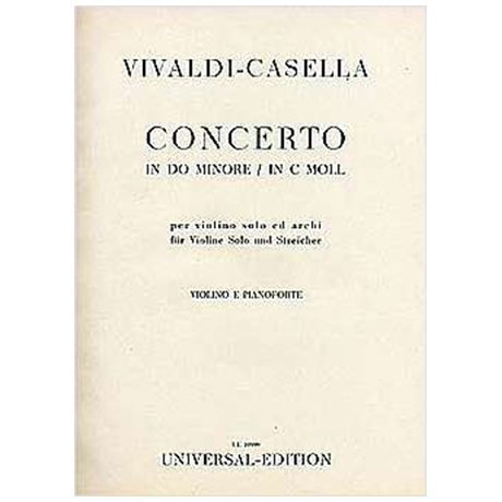 Vivaldi, A.: Konzert Op. 9/11 RV 198a c-Moll 