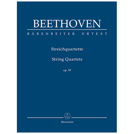 Beethoven, L. v.: Streichquartette Op. 59 