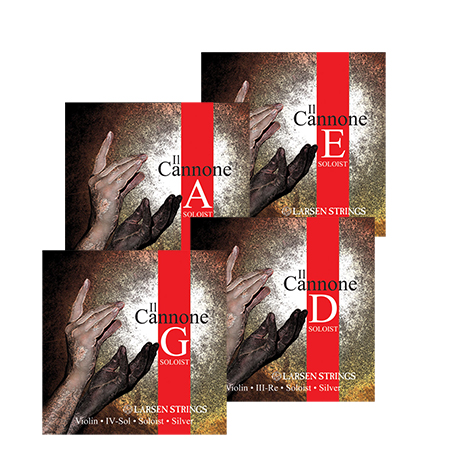 IL CANNONE SOLOIST Violinsaiten SATZ von Larsen 4/4 | mittel