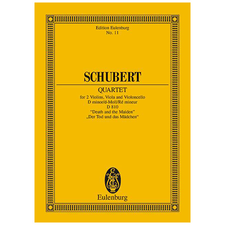 Schubert, F.: Streichquartett Op. posth. D 810 d-Moll 