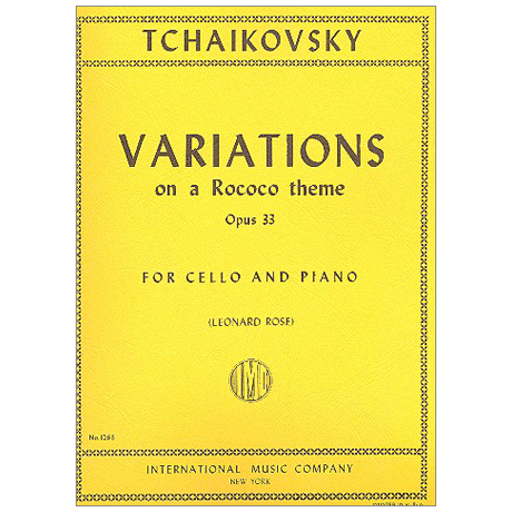Tschaikowski, P. I.: Variations on a Rococo Theme 