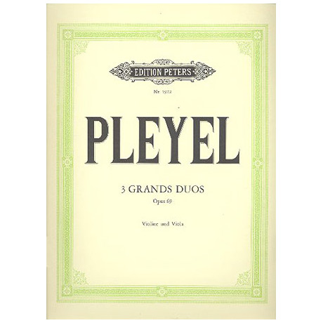 Pleyel, I.: 3 Grands Duos Op. 69 