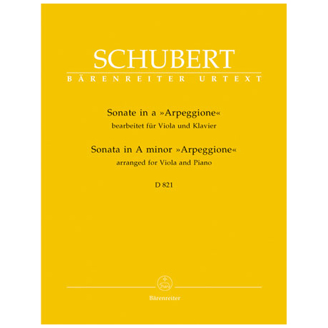 Schubert, F.: Violasonate D 821 a-Moll »Arpeggione« 