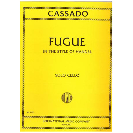 Cassado, G.: Fuge C-Dur (über ein Thema von Händel) 