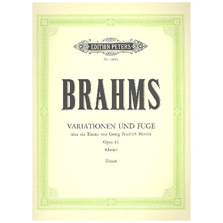 Brahms, J.: Händel-Variationen B-Dur Op. 24 
