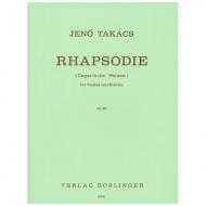 Takacs, J.: Rhapsodie Op. 49 (Ungarische Weisen) 