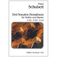 Schubert, F.: 3 Violinsonaten (Sonatinen) Op. post 137/1-3 