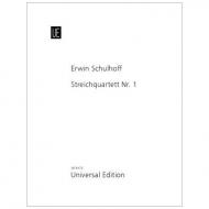 Schulhoff, E.: Streichquartett Nr. 1 