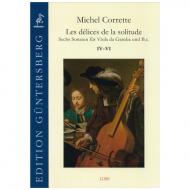 Corrette, M.: Les délices de la solitude op. 20 Sonaten IV–VI 
