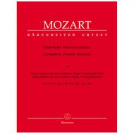 Mozart, W.A.: Sämtliche Kirchensonaten - Heft 1 