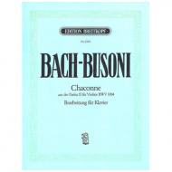 Bach-Busoni: Chaconne aus der Partita d-Moll für Violine solo 