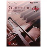Huber, A.: Violinkonzert Op. 7 F-Dur (+CD) 