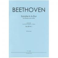 Beethoven, L. v.: Violasonate A-Dur nach Op. 30/1 