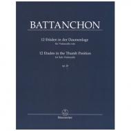 Battanchon, F.: 12 Etüden in der Daumenlage Op. 25 