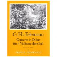 Telemann, G. Ph.: Konzert D-Dur TWV 40:202 