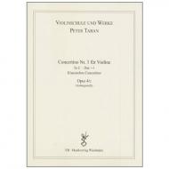 Taban, P.: Violinkonzert Nr. 3 Op. 4/c in C-Dur + b 