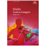 ABRSM: Violin Scales And Arpeggios – Grade 1 (From 2012) 