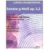 Beethoven, L. v.: Kontrabasssonate Op. 5/2 g-Moll 