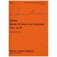 Brahms, J.: Violoncellosonate Op. 99 F-Dur 