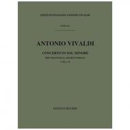 Vivaldi, A.: Violoncellokonzert Nr. 19 RV 416 g-Moll – Partitur 