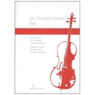 Bach, J. C. F.: Violoncellosonate G-Dur 