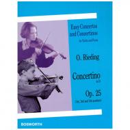 Rieding, O.: Concertino Op. 25 D-Dur 