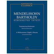 Mendelssohn Bartholdy, F.: Sommernachtstraum Op. 21 – Konzert-Ouvertüre 