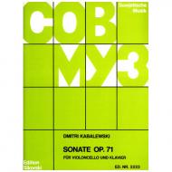 Kabalewski, D.: Sonate Op. 71 B-Dur 