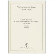 Taban, P.: Violinkonzert im Rock, Blues, Rock'n Roll Stil Nr. 1 Op. 9/c 
