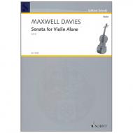Davies, P. M.: Sonata for Violin Alone 