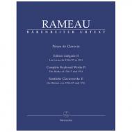 Rameau, J.: Sämtliche Clavierwerke Band II 