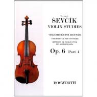 Sevcik, O.: Violinschule für Anfänger Op. 6, Heft 4 
