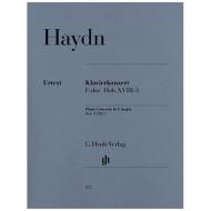 Haydn, J.: Klavierkonzert Hob. XVIII:3 F-Dur 