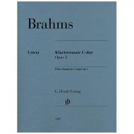 Brahms, J.: Klaviersonate Op. 1 C-Dur 