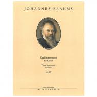 Brahms, J.: Drei Intermezzi Op. 117 