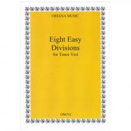 Eight Easy Divisions for Tenor Viol 