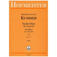 Kummer, F. A.: 6 Duos Op. 156 Band 1 