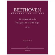 Beethoven, L. v.: Streichquartett Op. 127 Es-Dur – Stimmen 