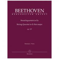 Beethoven, L. v.: Streichquartett Op. 127 Es-Dur – Stimmen 