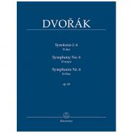 Dvorák, A.: Symphonie Nr. 6 D-Dur Op. 60 