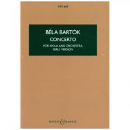 Bartók, B.: Violakonzert op. posth. (Serly) 