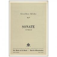 Klebe, G.: Sonate Nr. 1 Op. 8 