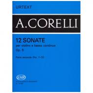 Corelli, A.: 12 Violinsonaten Op. 5 Teil 2 (Nr. 7-12) 