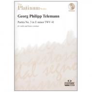 Telemann, G. Ph.: Partita Nr. 5 TWV 41 e-Moll 