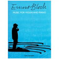 Bloch, E.: Music for violin and piano 