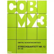 Schostakowitsch, D.: Streichquartett Nr. 13, op. 138 